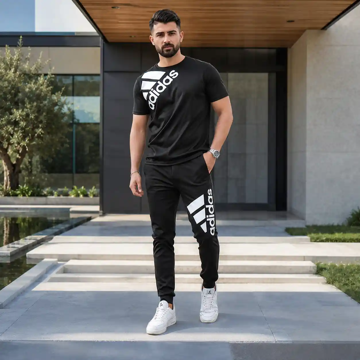 ست سه تیکه Adidas مردانه مدل Tenesi ویژه - تصویر 3