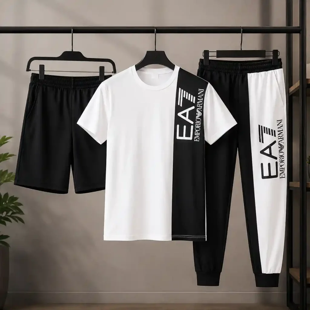 EA7 T-shirt, pants, model WE82, Alshen sneakers, special package