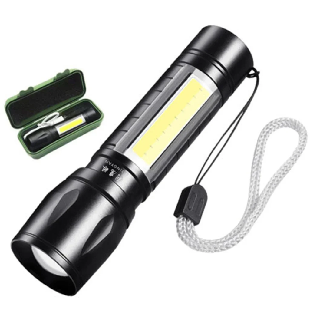 Special rechargeable police flashlight